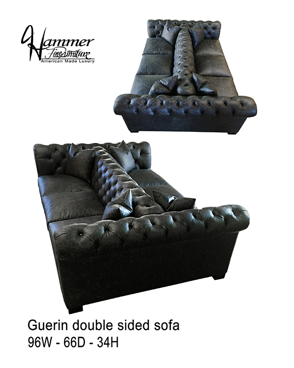 Guerin Double Sided Sofa Hammer Fine Furniture